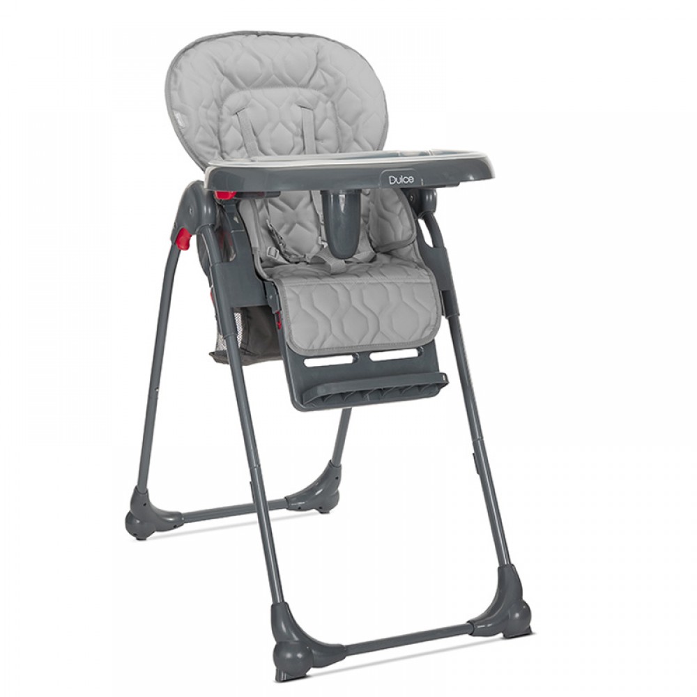 Κάθισμα Φαγητού Lorelli Dulce Grey Leather Κάθισμα Φαγητού Lorelli Dulce Grey Leather