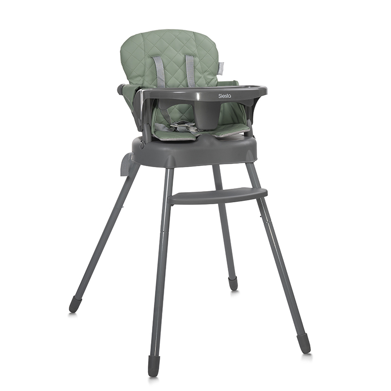 Κάθισμα Φαγητού Lorelli Siesta 3in1 Green Leather