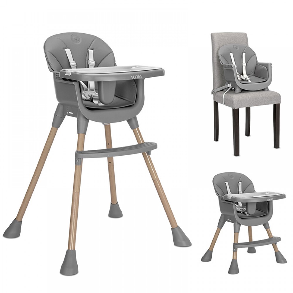 Κάθισμα Φαγητού Lorelli Vanilla 3in1 Grey