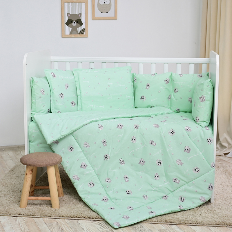 Σετ προίκας Lorelli Lily 60x120cm Friends Green (4τεμ.)