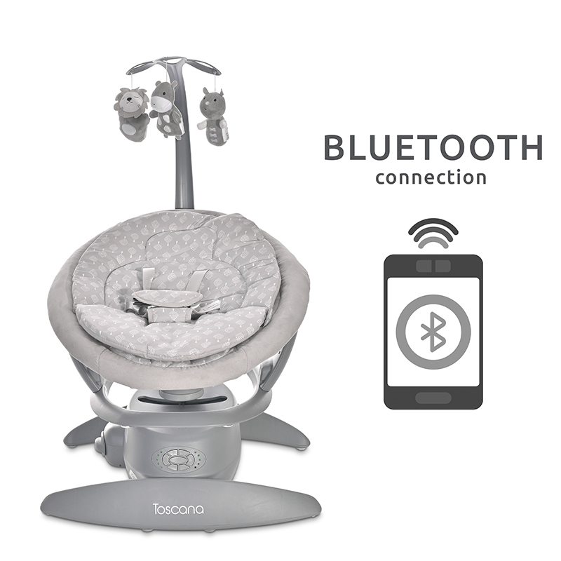 Ηλεκτρική Κούνια Ρηλάξ Lorelli Toscana Grey Trees