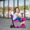 Πατίνι Lorelli Smart Plus Scooter με κάθισμα και χειρολαβή γονέα Pink