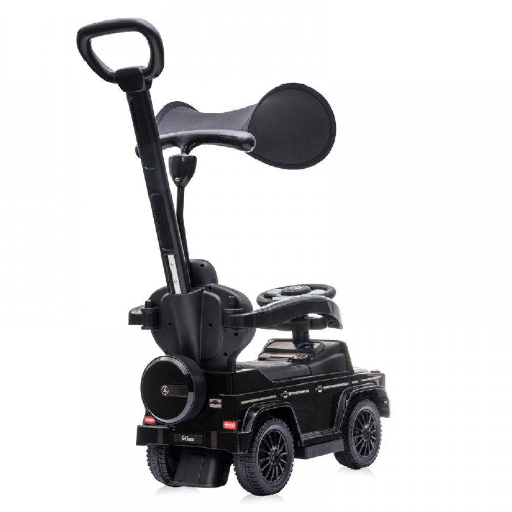 Περπατούρα - Αυτοκινητάκι με Χειρολαβή Γονέα &amp; Τέντα Lorelli Mercedes-Benz G350D Black
