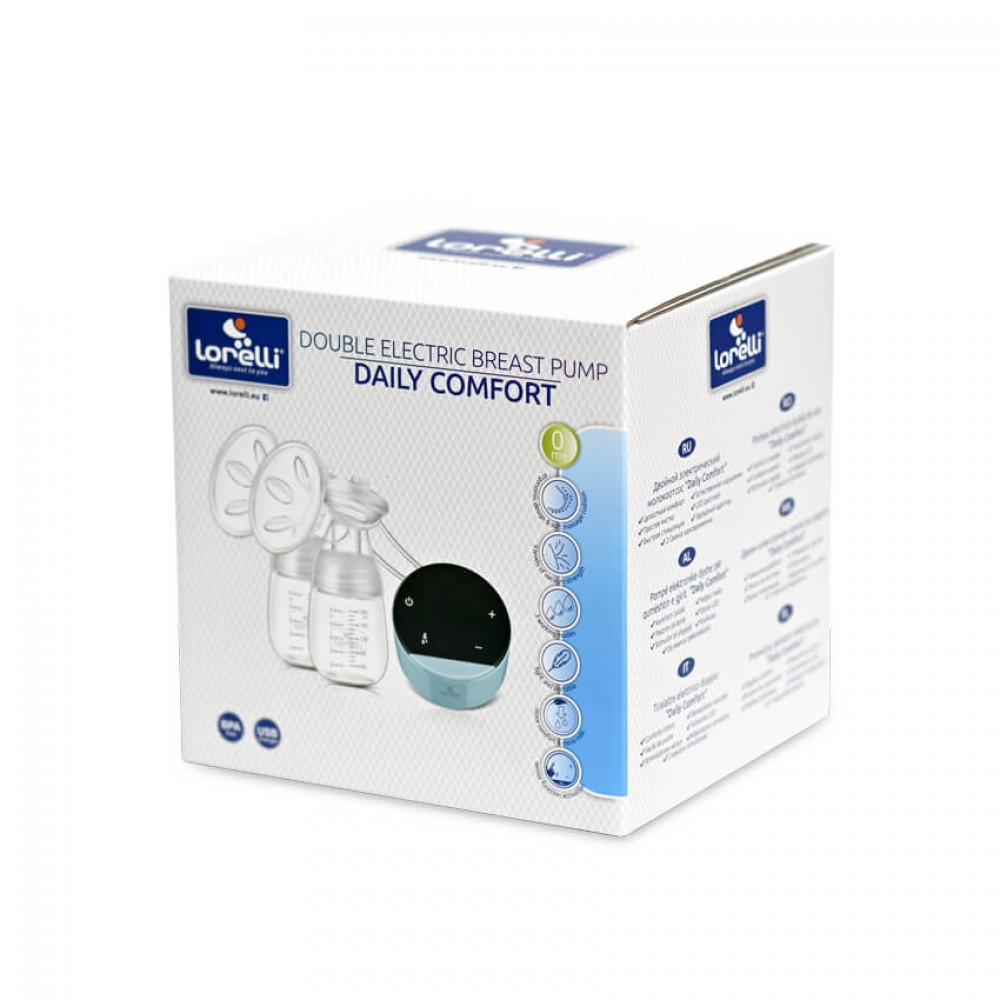 Ηλεκτρικό Θήλαστρο Διπλής Άντλησης Lorelli Pump Daily Comfort Blue