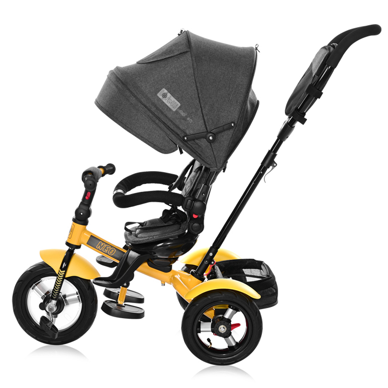 Τρίκυκλο Ποδήλατο Lorelli NEO Air Wheels Yellow and Black