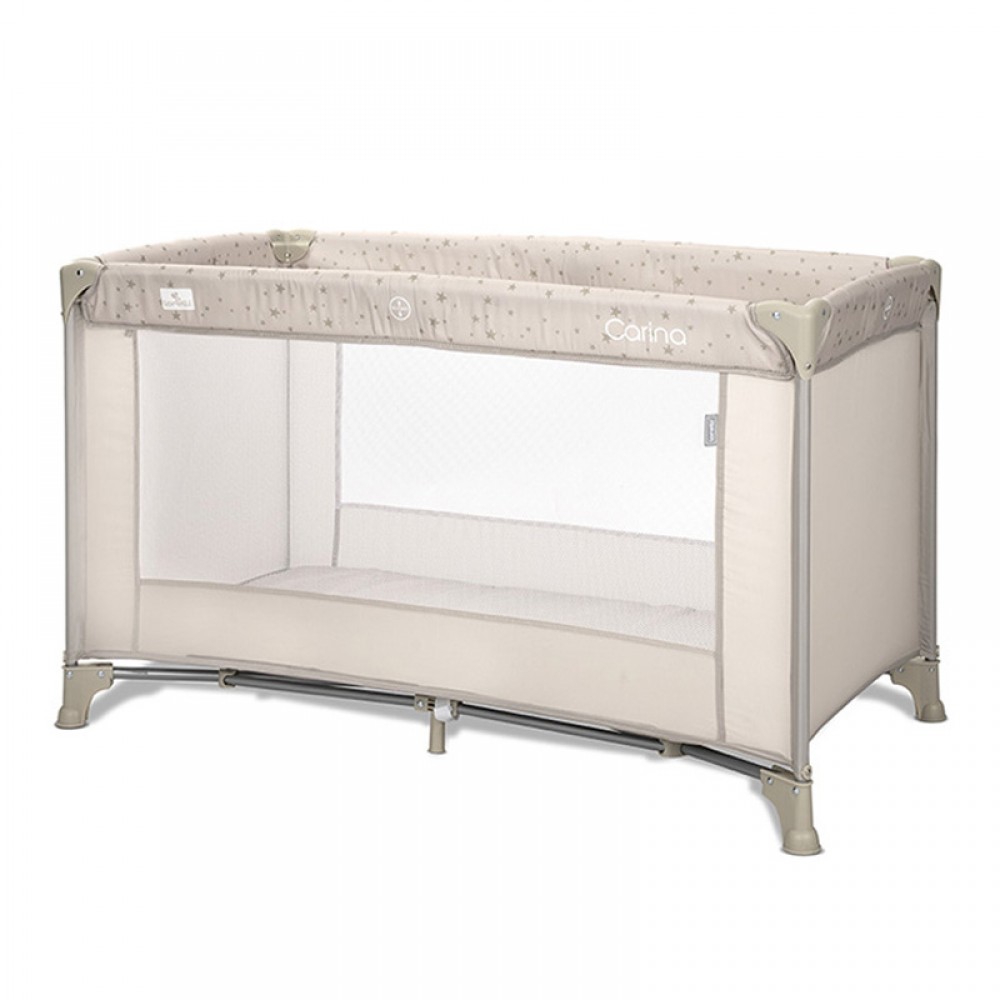 Παρκοκρέβατο Lorelli Carina 1 Layer Beige Stars