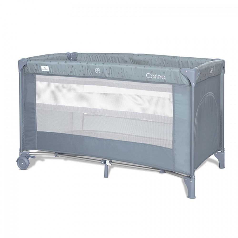 Παρκοκρέβατο Lorelli Carina 2 Layers Blue Stars