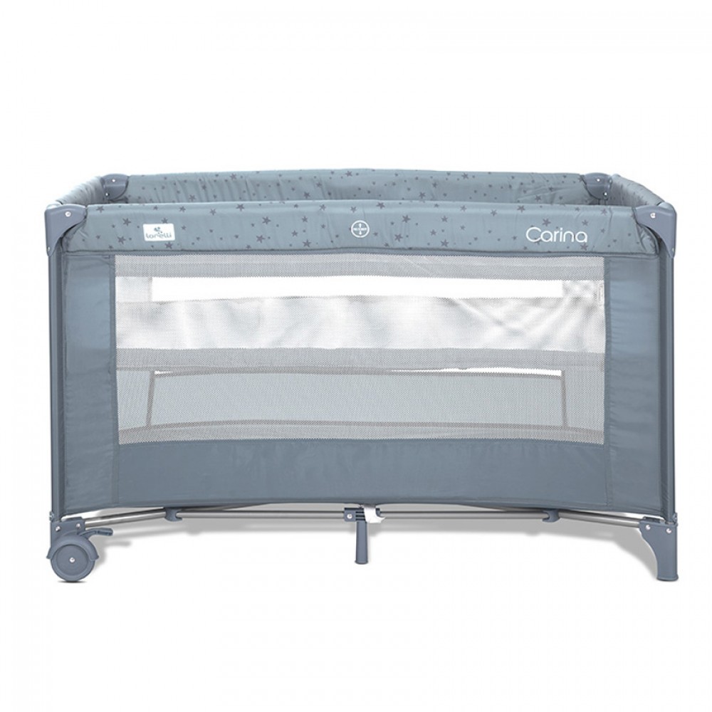 Παρκοκρέβατο Lorelli Carina 2 Layers Blue Stars