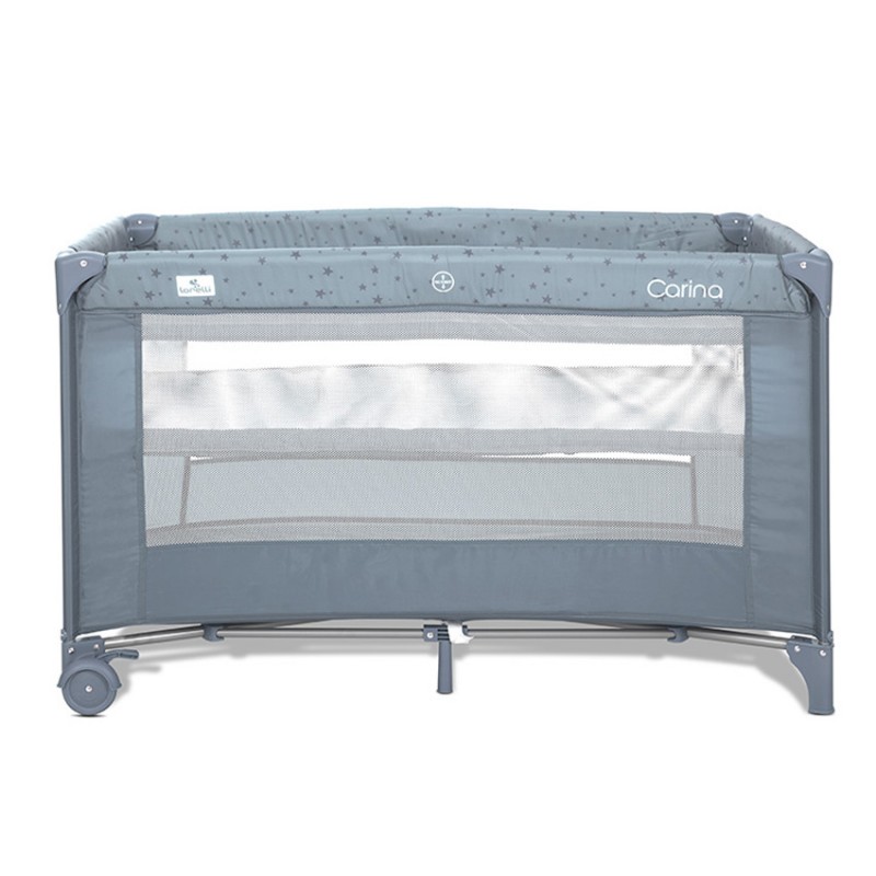 Παρκοκρέβατο Lorelli Carina 2 Layers Blue Stars