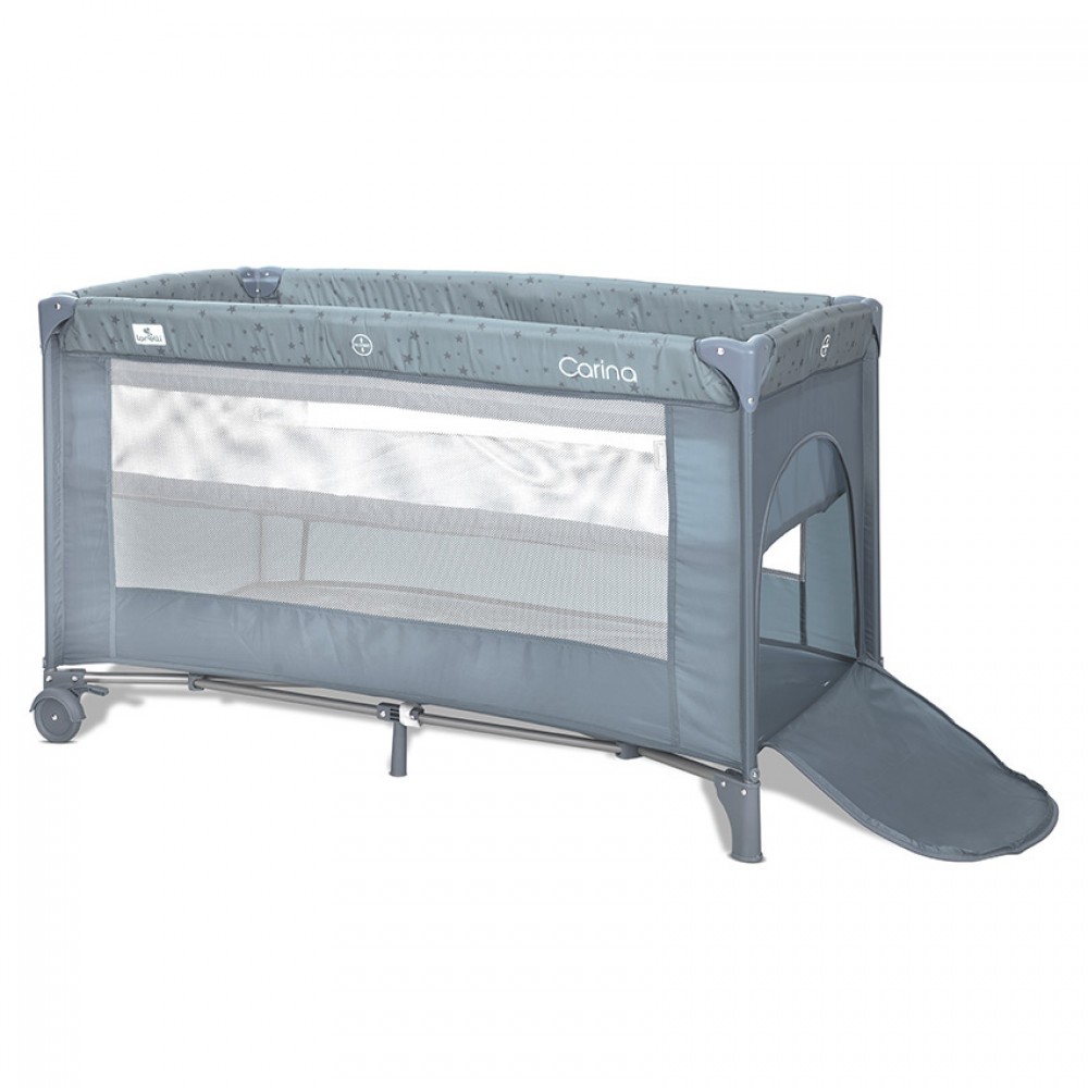 Παρκοκρέβατο Lorelli Carina 2 Layers Blue Stars