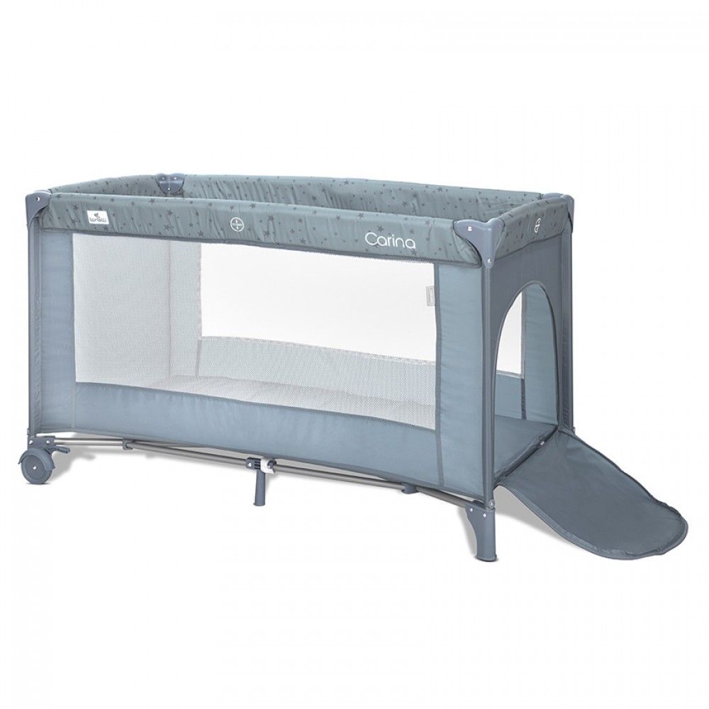 Παρκοκρέβατο Lorelli Carina 2 Layers Blue Stars