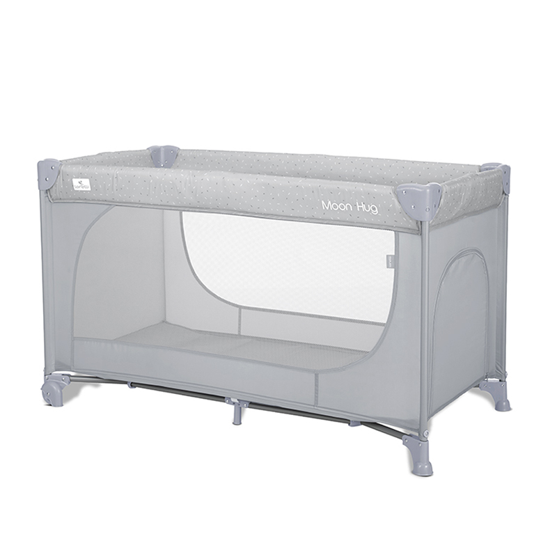 Παρκοκρέβατο Lorelli Moon Hug One Touch 1 Layer Grey