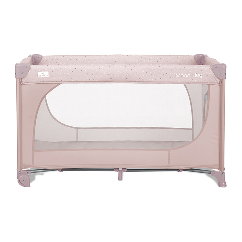 Παρκοκρέβατο Lorelli Moon Hug One Touch 1 Layer Pink