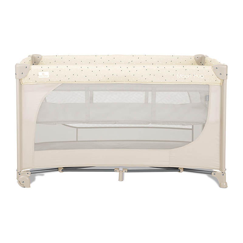 Παρκοκρέβατο Lorelli Moon Hug One Touch 2 Layer Beige