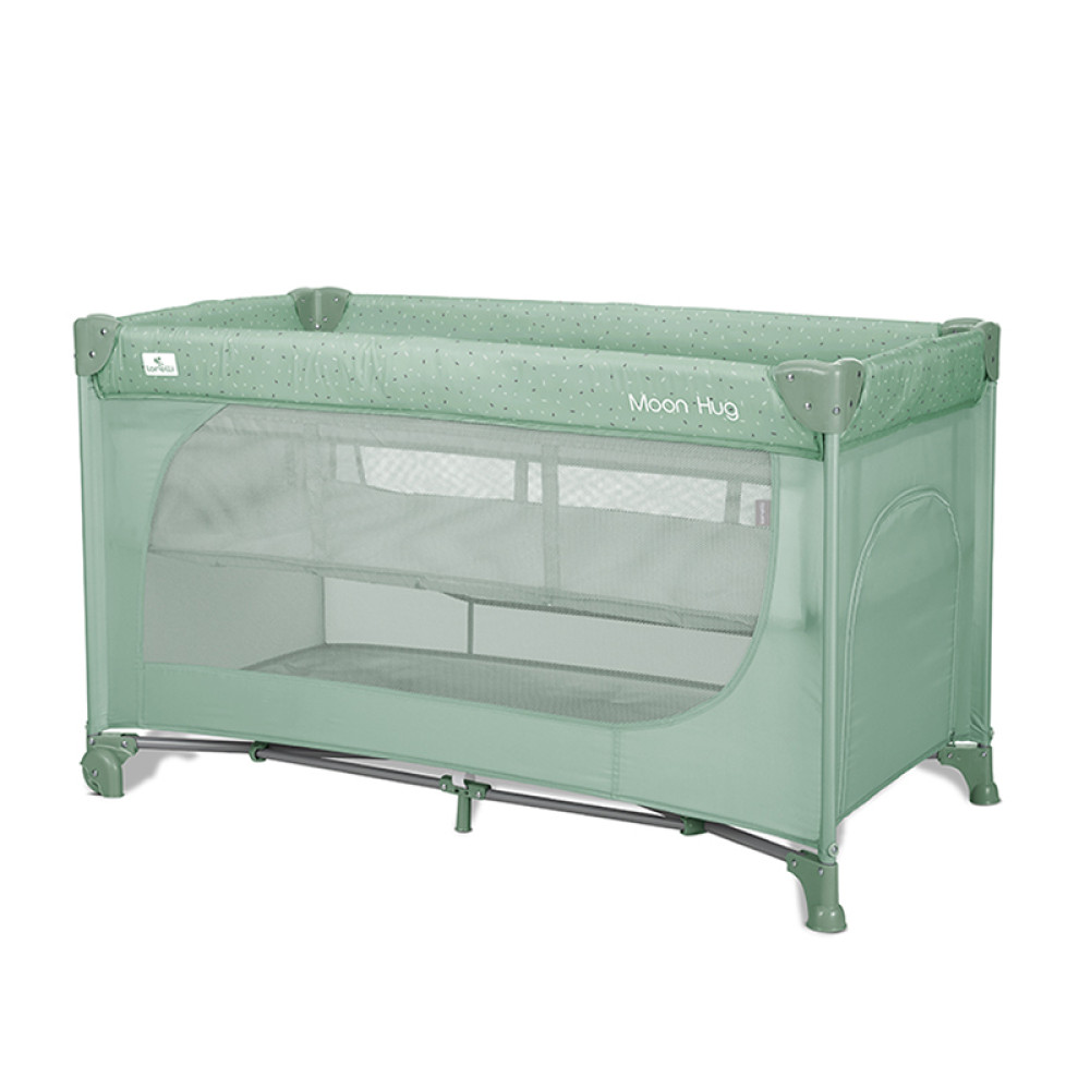 Παρκοκρέβατο Lorelli Moon Hug One Touch 2 Layer Green
