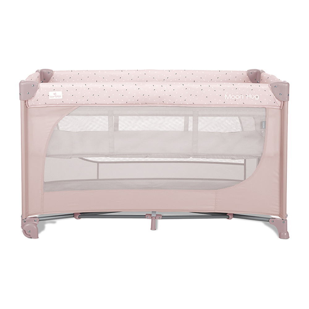 Παρκοκρέβατο Lorelli Moon Hug One Touch 2 Layer Pink