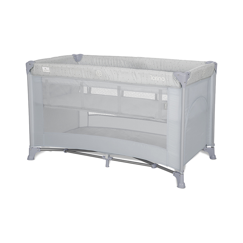 Παρκοκρέβατο Lorelli Torino 2 Layers Grey