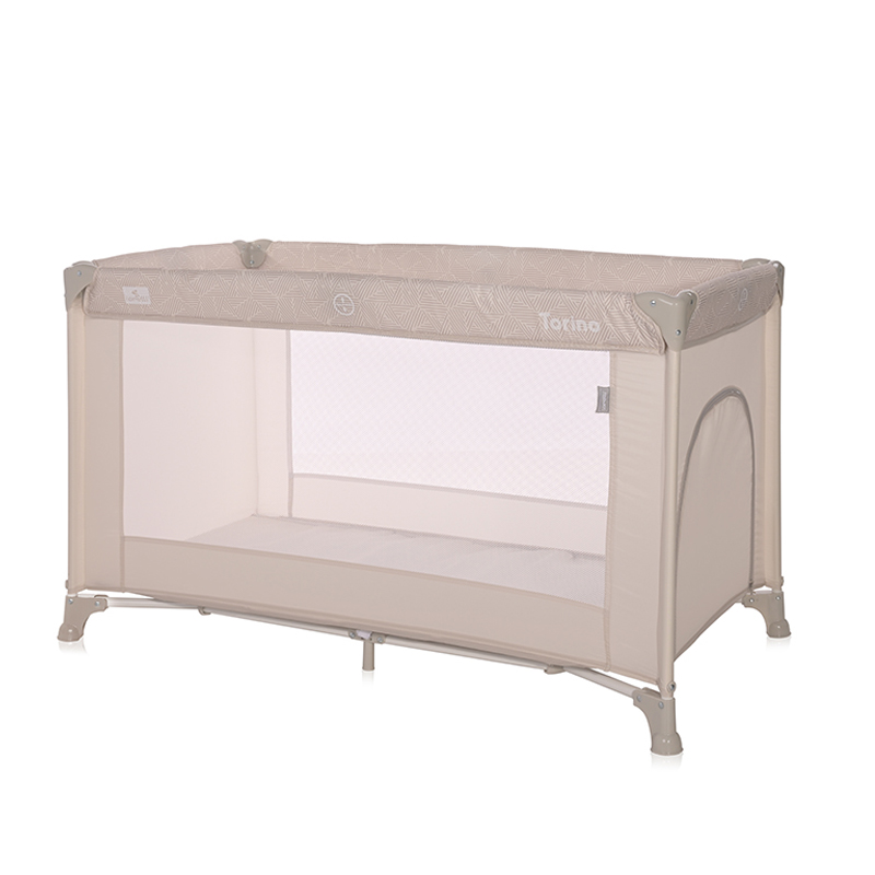 Παρκοκρέβατο Lorelli Torino 1 Layer Striped Elements Fog