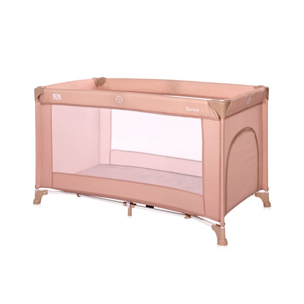 Παρκοκρέβατο Lorelli Torino 1 Layer Misty Rose (Δώρο Κουνουπιέρα)
