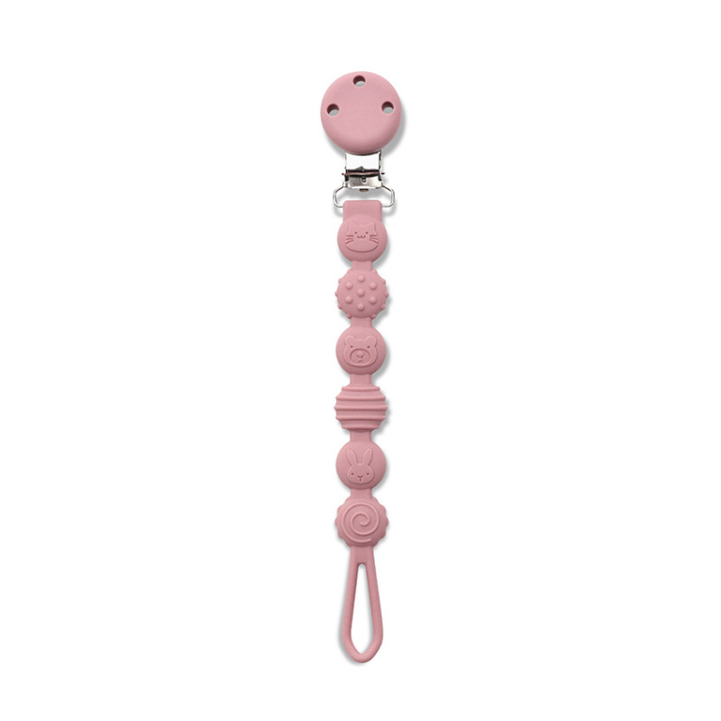 Κλιπ Πιπίλας Σιλικόνης Lorelli Deep Pink