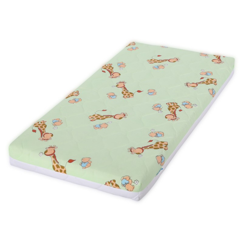 Βρεφικό Στρώμα Lorelli Holiday Green Giraffes (140x70x10cm)