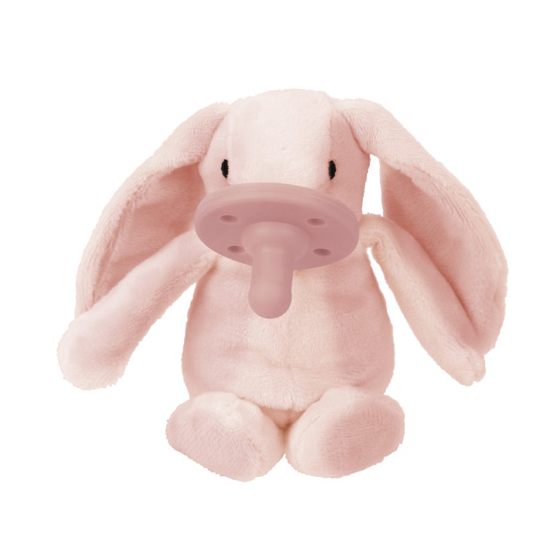 Μασητικό με Πιπίλα Σιλικόνης Comforter MinikOiOi Pink Bunny