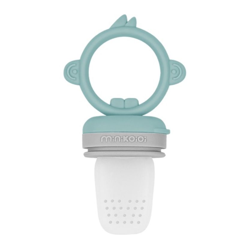 Τροφοδότης Σιλικόνης MinikOiOi Pulps Feeder Aqua Green / Grey