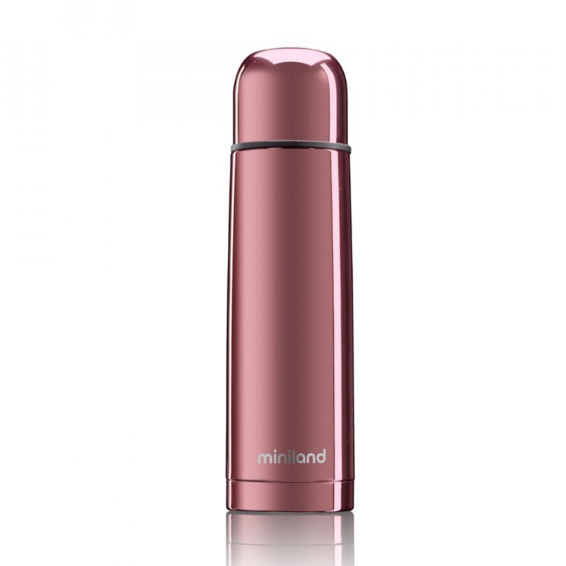 Θερμός Υγρών Ανοξείδωτος Miniland Deluxe Thermos 500ml Rose Gold