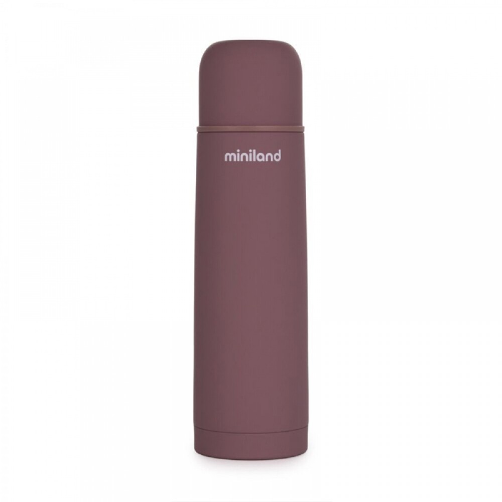 Θερμός Υγρών Ανοξείδωτος Miniland Thermy 500ml Mauve