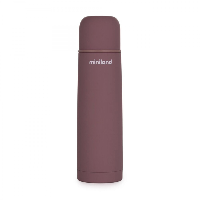 Θερμός Υγρών Ανοξείδωτος Miniland Thermy 500ml Mauve