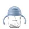 Κύπελλο με Καλαμάκι Mininor Blue 220ml Κύπελλο με Καλαμάκι Mininor Blue 220ml