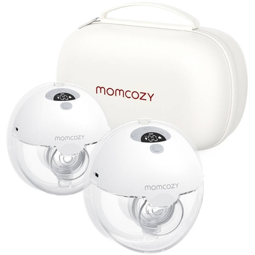 Ηλεκτρικό Φορητό Θήλαστρο Momcozy M5 Hands Free Διπλής Άντλησης Grey