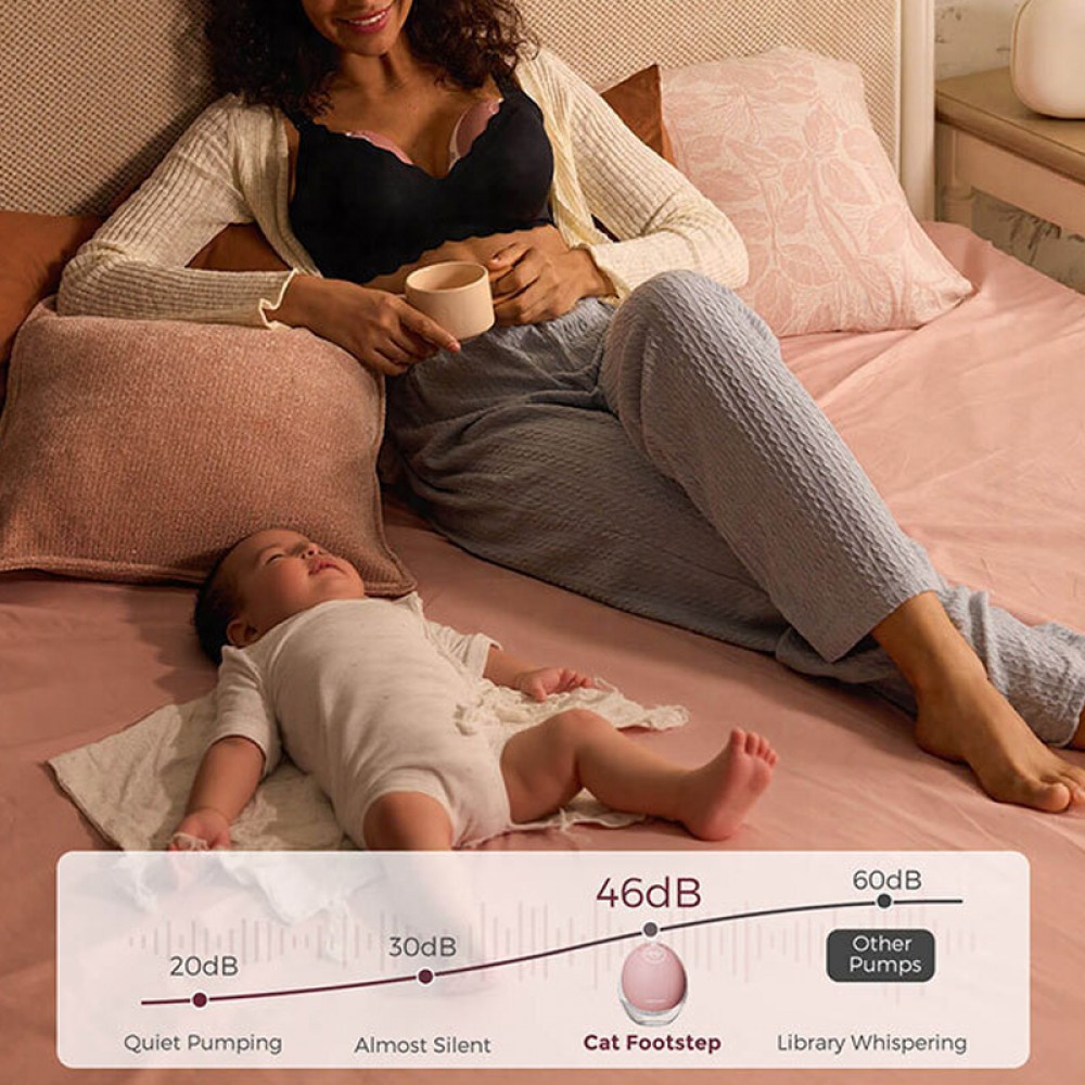 Ηλεκτρικό Φορητό Θήλαστρο Momcozy M9 Hands Free Red