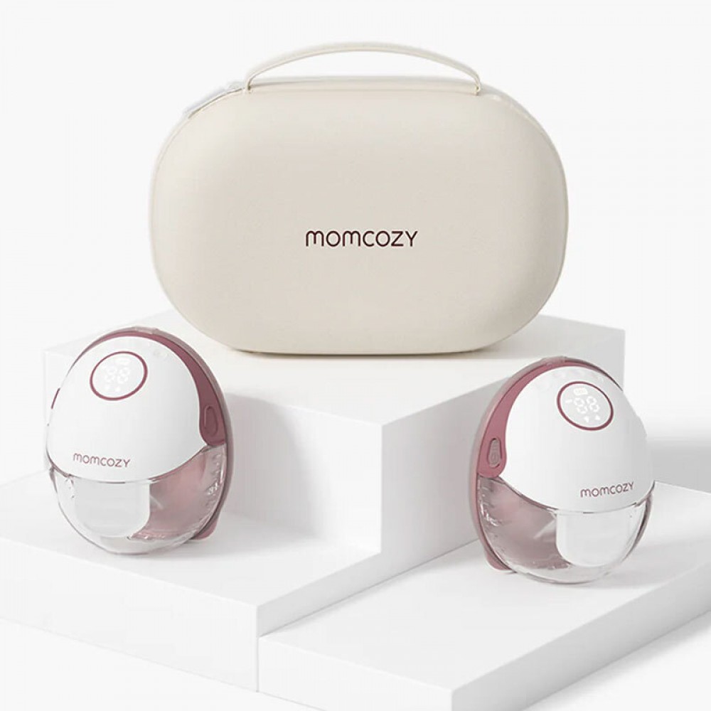 Ηλεκτρικό Διπλό Φορητό Θήλαστρο Momcozy M6 Hands Free Red