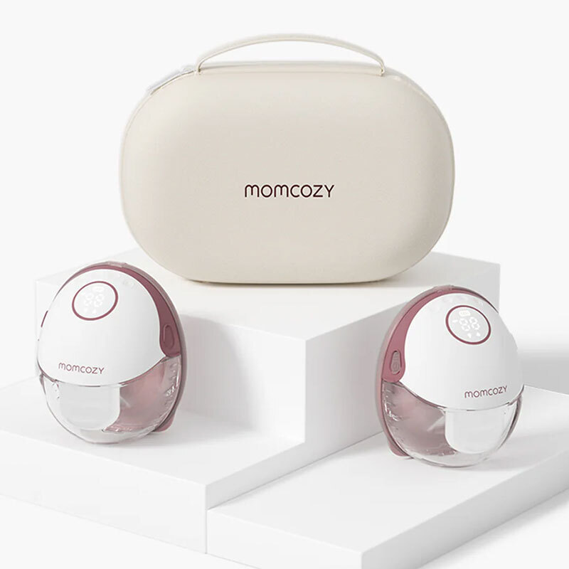 Ηλεκτρικό Διπλό Φορητό Θήλαστρο Momcozy M6 Hands Free Red