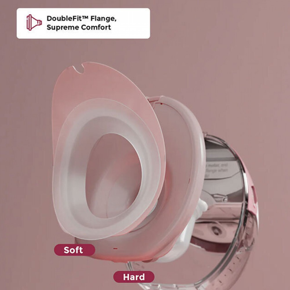 Ηλεκτρικό Διπλό Φορητό Θήλαστρο Momcozy M6 Hands Free Red