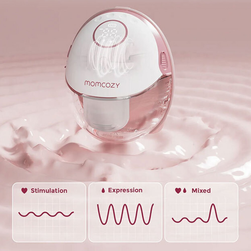 Ηλεκτρικό Διπλό Φορητό Θήλαστρο Momcozy M6 Hands Free Red
