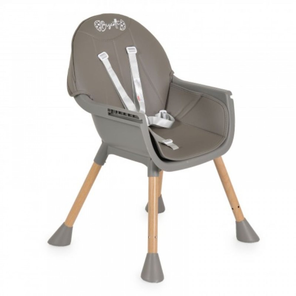 Κάθισμα Φαγητού Moni Biscotti 2in1 Grey Κάθισμα Φαγητού Moni Biscotti 2in1 Grey
