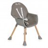 Κάθισμα Φαγητού Moni Biscotti 2in1 Grey Κάθισμα Φαγητού Moni Biscotti 2in1 Grey