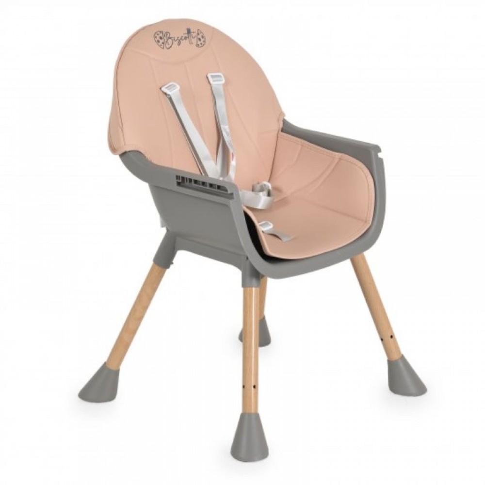Κάθισμα Φαγητού Moni Biscotti 2in1 Pink Κάθισμα Φαγητού Moni Biscotti 2in1 Pink