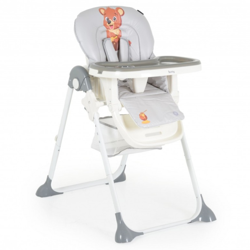 Κάθισμα Φαγητού Moni Hunny Bear Grey