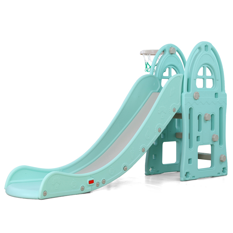 Παιδική Τσουλήθρα με Μπασκέτα Moni Garden 18016 Slide Alegra Βlue