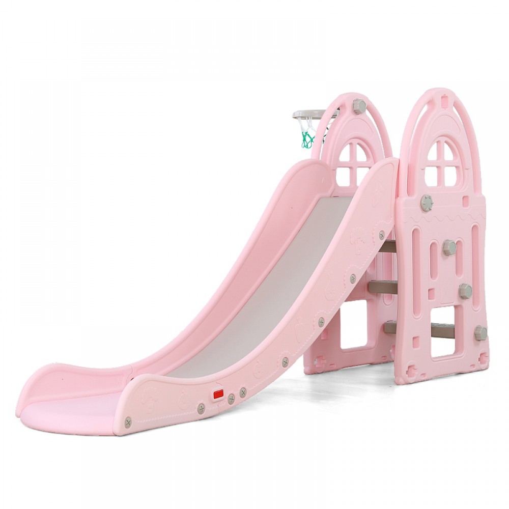 Παιδική Τσουλήθρα με Μπασκέτα Moni Garden 18016 Slide Alegra Pink Παιδική Τσουλήθρα με Μπασκέτα Moni Garden 18016 Slide Alegra Pink