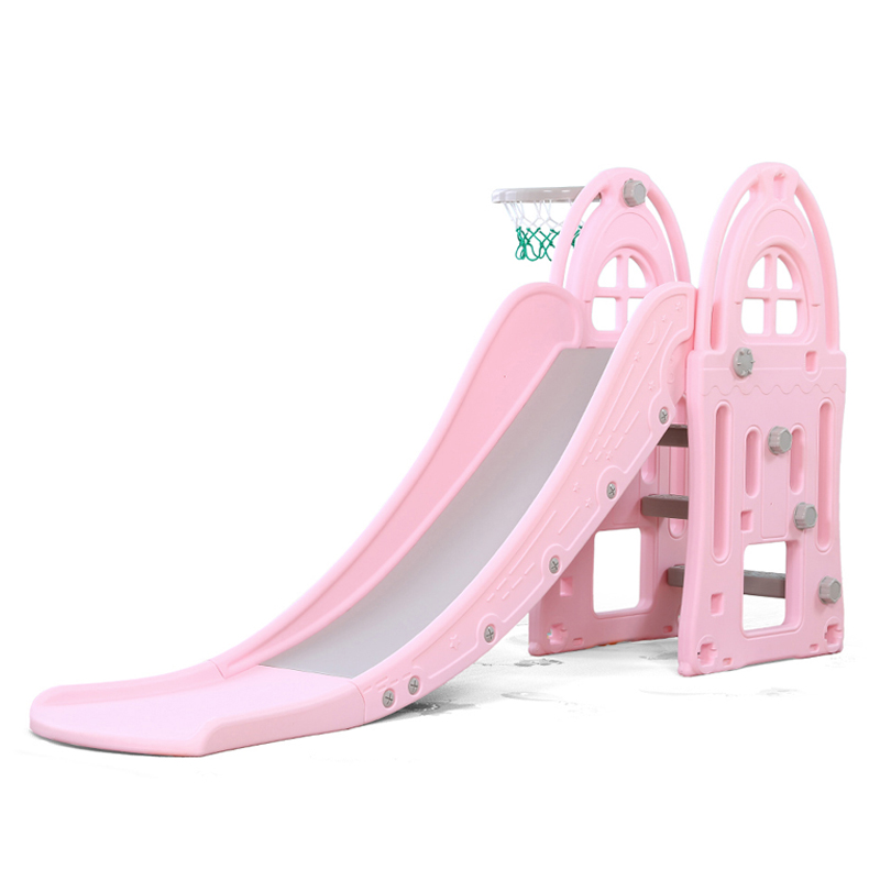 Παιδική Τσουλήθρα με Μπασκέτα Moni Garden 18017 Slide Verena Pink