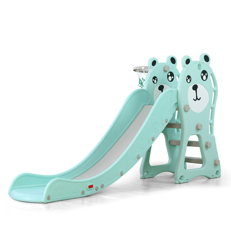Παιδική Τσουλήθρα με Μπασκέτα Moni Garden 18024 Slide Pooh Blue