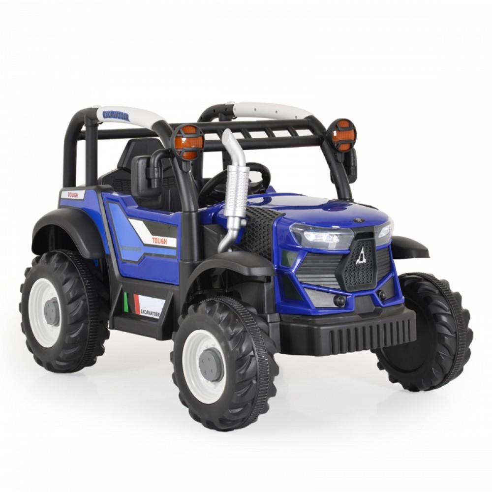 Ηλεκτροκίνητo Τρακτέρ 12V Moni Harvest Blue