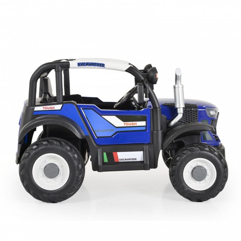 Ηλεκτροκίνητo Τρακτέρ 12V Moni Harvest Blue