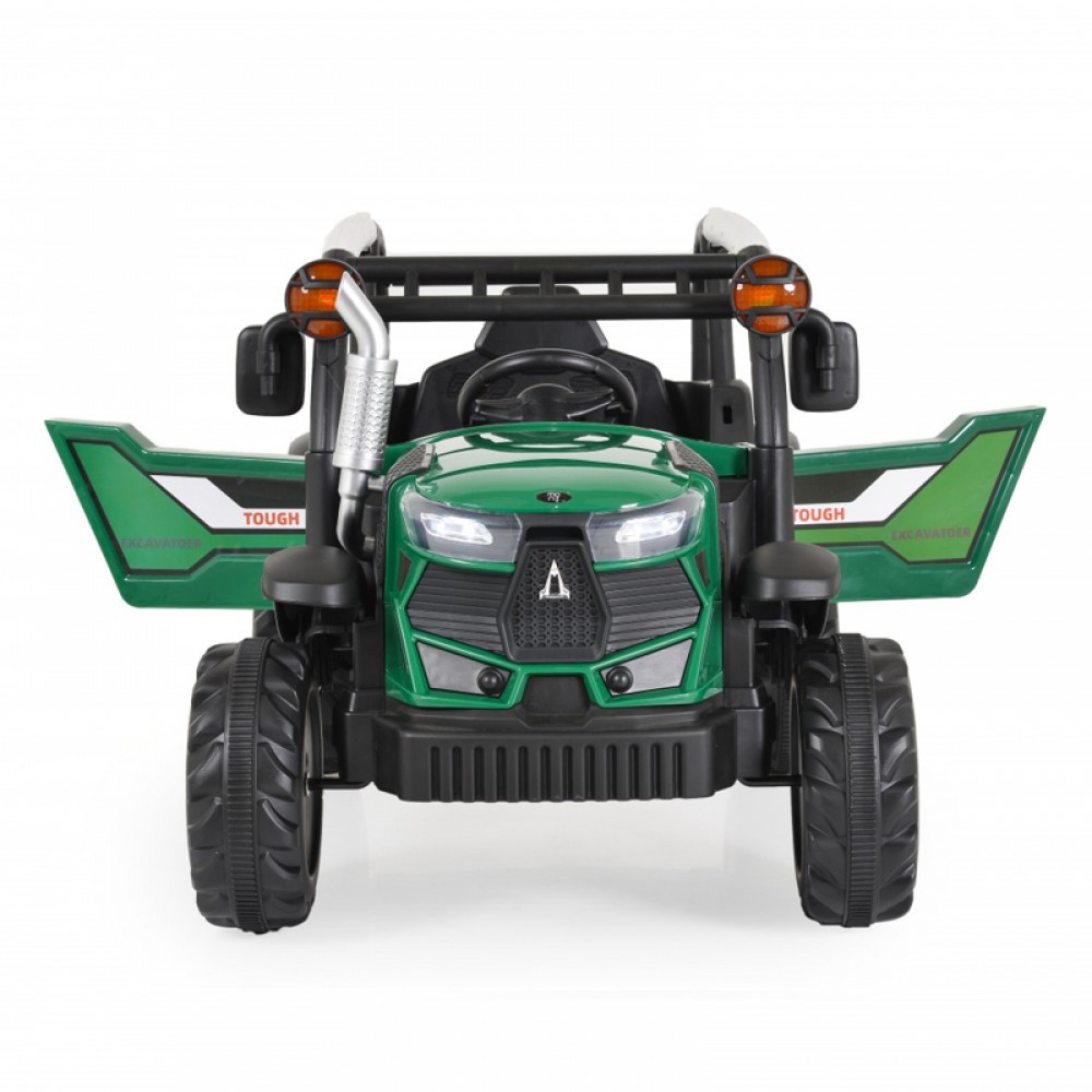 Ηλεκτροκίνητo Τρακτέρ 12V Moni Harvest Green Ηλεκτροκίνητo Τρακτέρ 12V Moni Harvest Green