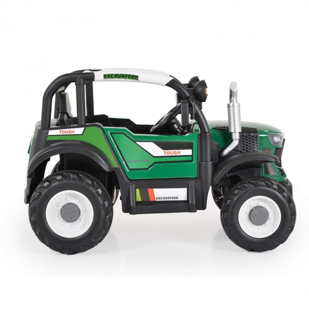 Ηλεκτροκίνητo Τρακτέρ 12V Moni Harvest Green Ηλεκτροκίνητo Τρακτέρ 12V Moni Harvest Green