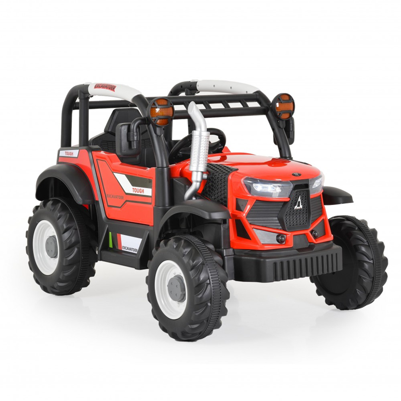 Ηλεκτροκίνητo Τρακτέρ 12V Moni Harvest Red